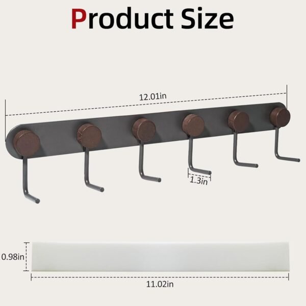 Car Detailing Organizer - Wall-Mounted Hanger Rack for Auto Detailing Supplies, Brushes, Towels & Tools